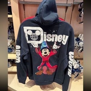 Disney Parks 2025 Walt Disney World Sorcerer Mickey Zip-Up Hoodie - NWT!!